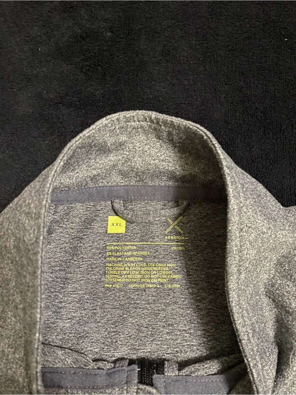Xersion Men's Gray Heather Quarter-Zip Performance Top
